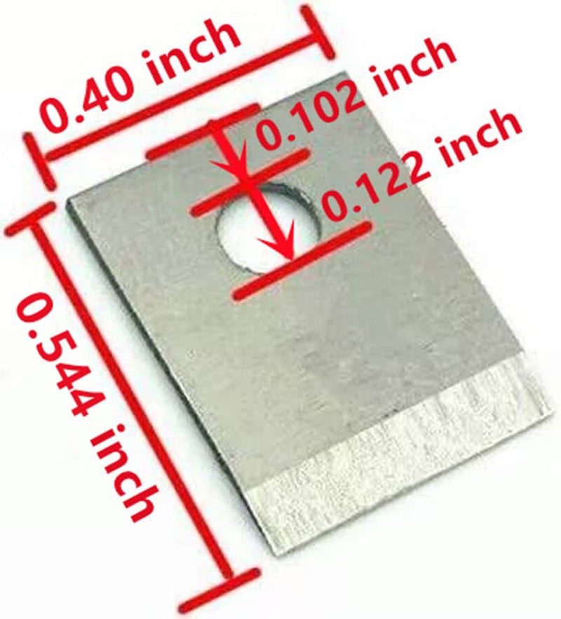 PETECHTOOL RJ45 (5Pack 8pin Cavity Blade) Pass Through Crimp Tool Replacement Blades RJ45 Professional Heavy Duty Crimp Tool Replacement Blades - Image 3